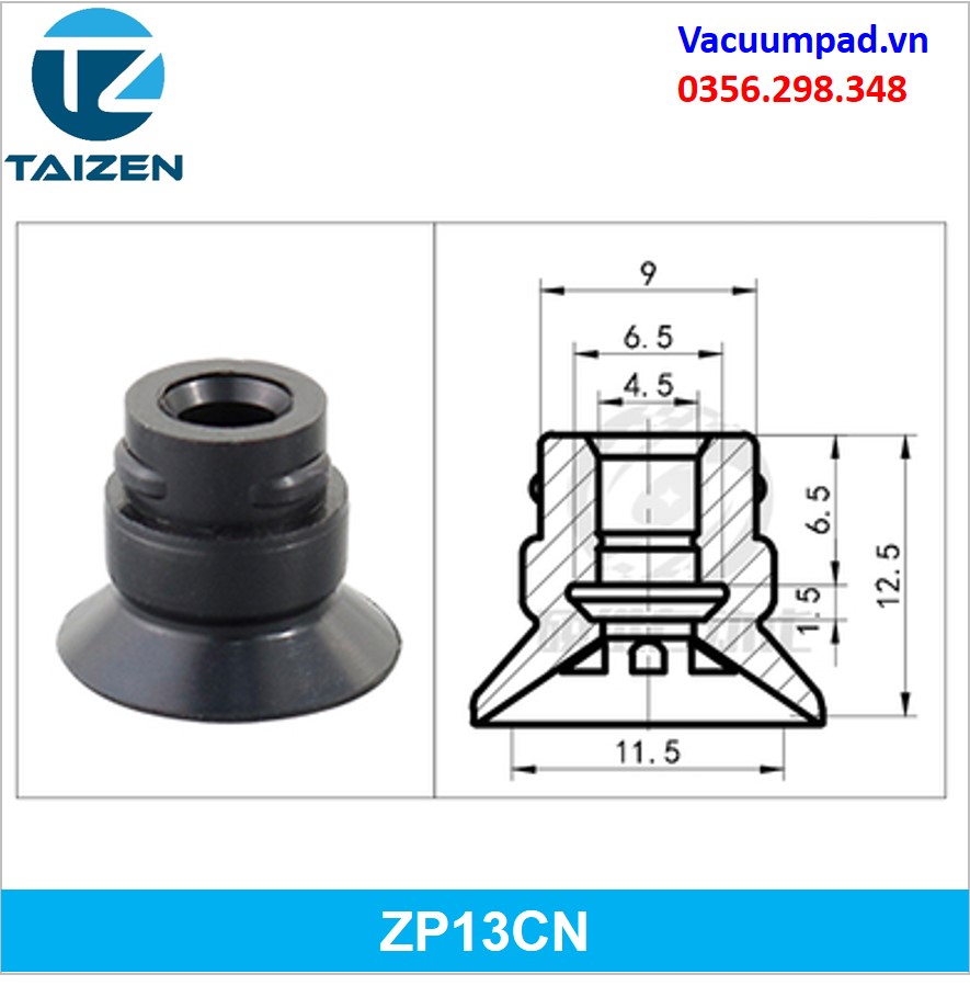 Giác hút chân không ZP13CN