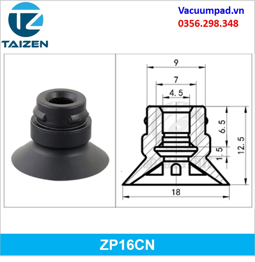 Giác hút chân không ZP16CN