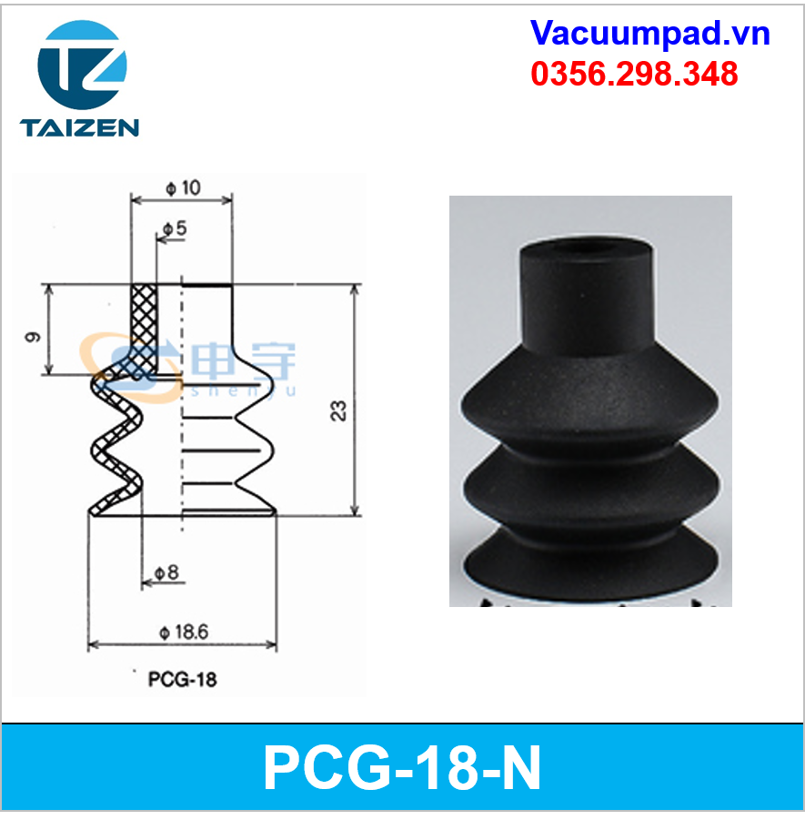 Giác hút chân không PCG-18-N