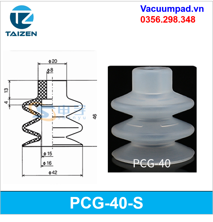 Giác hút chân không PCG-40-S